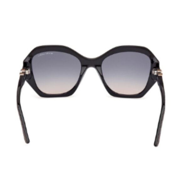 *NWOT* Marciano Sunglasses, Butterfly Frame, Bronze Sparkle, Blue/Gray Gradient - Picture 3 of 6